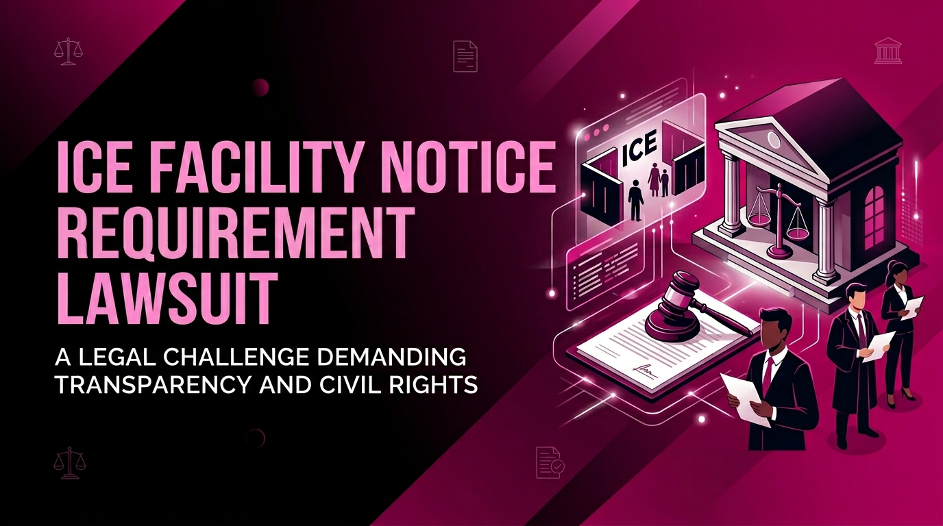 ICE Facility Notice Requirement Lawsuit